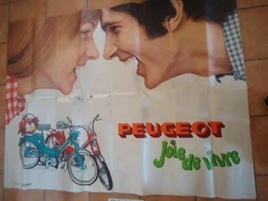 Poster Cartel Original Peugeot Ciclo Ciclomotor Mobylette Moto 103 102 Pub - Picture 1 of 6