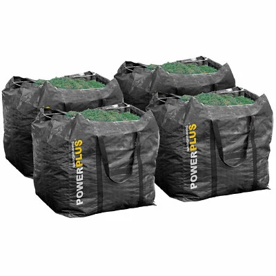 4x Powerplus Garten Abfallsack Laubsack Schwerlast Gewebetasche - 270 Liter - Bild 1 von 3