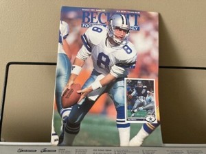 BECKETT FOOTBALL CARD MONTHLY OCTOBER 1991 TROY AIKMAN