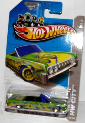 Lincoln Continental Conv 2013 Treasure Hunt No36 64 Hot Wheels. зеленый GblueLW - Изображение 1 из 4