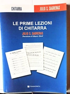 SAGRERAS - Le prime lezioni di chitarra Metodo Spartito Volonté Nuovo - Foto 1 di 1