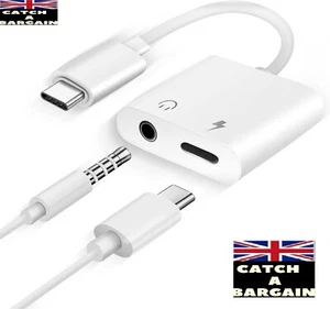 Adaptador de auriculares y cargador USB C a 3,5 mm adaptador auxiliar a USB-C (N758) - Imagen 1 de 6