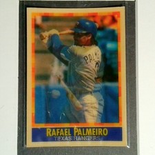 #9 Rafael Palmeiro 1990 Sportflics Base Card Texas Rangers