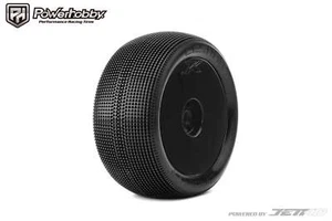 Powerhobby Lesnar 1/8 Truggy montierte Reifen schwarz Dish Wheels (2) Medium Soft - Bild 1 von 3