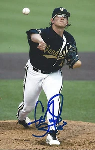 Carson Fulmer signed/auto Vanderbilt Commodores Prospect Baseball COA LOOK! - Picture 1 of 1