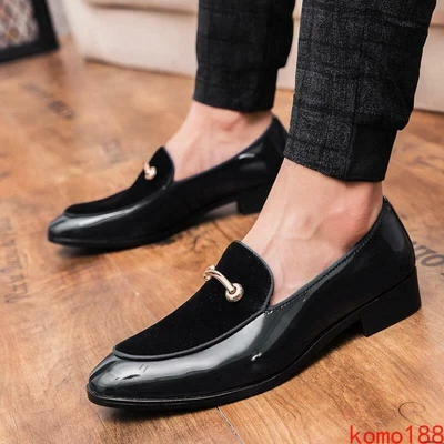 Mens Casual  slip on Loafers Business dress oxford   Shoes - Image 1 of 4