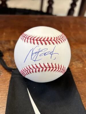 Nick Gordon Firmado Oficial Grandes Ligas Béisbol Psa ADN Certificado de Autenticidad Gemelos Autografiado Foto 1 de 4