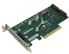 SUPER MICRO AOC-SLG3-2M2 PCI-E Add-On Card for up to two NVMe SSDs