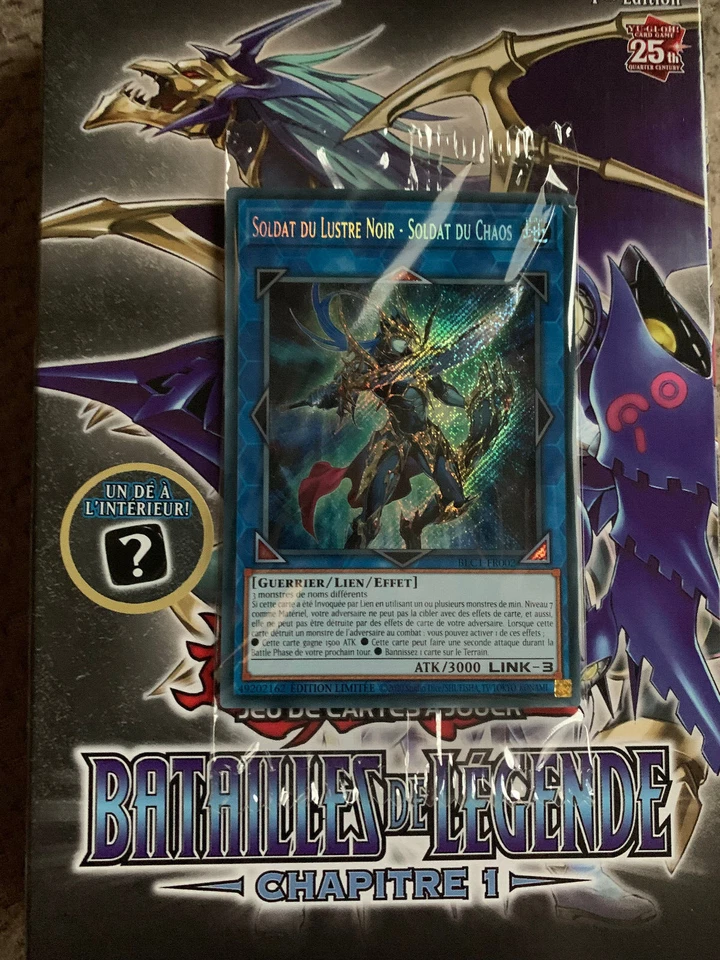 carte Yu-Gi-Oh Soldat du Lustre Noir - Soldat du Chaos   BLC1 FR002 - Photo 1/1