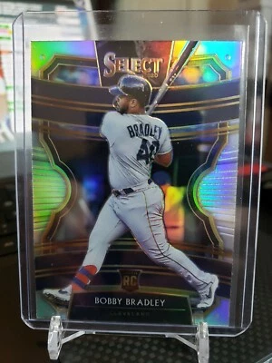 🔥 2 Card Lot - 2020 Select Prizms HOLO & SCORE #45 Bobby Bradley        Indians - Image 1 of 4