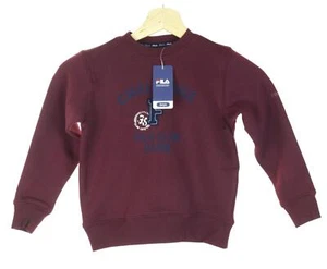 New Boy's Kid's Children's Genuine Fila Jumper Sweatshirt Age 4 Years Crew Neck - Picture 1 of 4