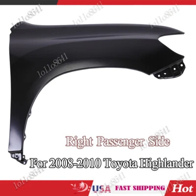 OE TO1241219 Fender For 2008-2010 Toyota Highlander Front Right/Passenger Side - Image 1 of 4