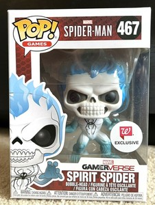 Funko Pop Gamerverse Spider-Man SPIRIT SPIDER #467 GITD Walgreens Exclusive 