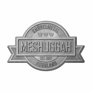 MESHUGGAH CREST VERY HIGH QUALITY METAL PIN ON BADGE OFFICIALLY LICENSED - Picture 1 of 5