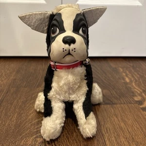 Rushton Co SELTENER Boston Terrier Gummi Gesicht Plüsch - Bild 1 von 7
