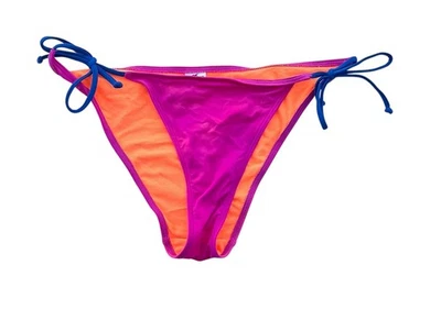 Traje de baño Hollister parte inferior de bikini para mujer talla junior grande rosa naranja Foto 1 de 4