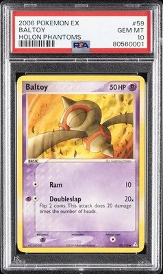 2006 POKEMON EX HOLON PHANTOMS #59 BALTOY PSA 10 - Image 1 of 2