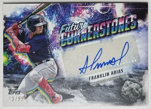 2025 Topps Pro debut Franklin Arias Future Cornerstones automático/99 Red Sox #FC-FA - Imagen 1 de 2