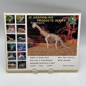 Nuovo IQ Assembling Products Dinosauro Serie Brachiosauro Puzzle in Legno Kit - Foto 1 di 2