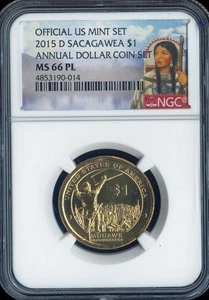 2015-D Sacagawea Dollar NGC MS66 PL Annual Holiday Sale 🎁 - Picture 1 of 2