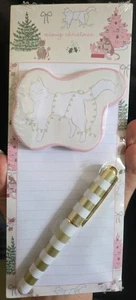 LADY JAYNE Magnet Notizblock Set MEOWY CHRISTMAS Katze und Lichter mit Mini NP und Stift - Bild 1 von 3