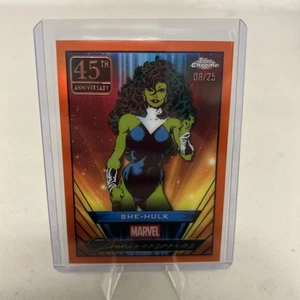 She-Hulk /25 2025 Topps Cromo Marvel Naranja Refractor 45 Aniversario - Imagen 1 de 5