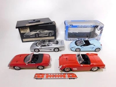 DZ16-6# 4X Maisto Norev Hotwheels Polistil 1:18 1:16 Jaguar Lamborghini Etc - Image 1 of 4
