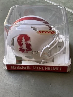 STANFORD CARDINAL DESIGN REPLICA MINI HELMET NCAA RIDDELL - Image 1 of 4