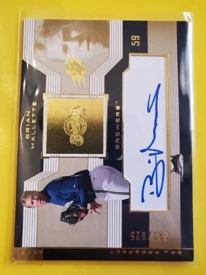 2002 SPx AUTO #228 Brian Mallette RC 663/825 - Milwaukee Brewers - Image 1 of 2