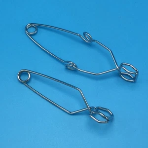 Scientific Spring Iron Test Tube Clamp Laboratory Supply - Size Small (Silver) - Picture 1 of 9