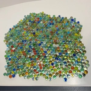 670+ Canicas de Vidrio Vintage Ojo de Gato Remolino Centro Medio Lote Mixto Colorido Multi - Imagen 1 de 16