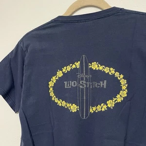 Lilo and Stitch Animation Crew T-Shirt Size Large Vintage Y2K Cast / Crew Blue - Picture 1 of 7
