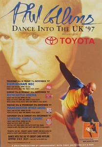 PHIL COLLINS Dance Into The UK 1987 Tour PROMO Only FLYER Mint Genesis - Picture 1 of 5