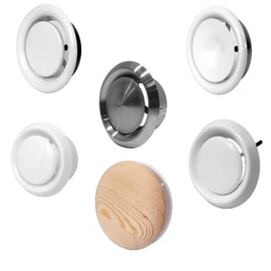 Tellerventil Anemostat  Zuluft und Abluft Deckenventil Ø 80 100 125 150 160 200 - Bild 1 von 20