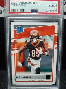 2020 Panini Donruss TEE HIGGINS #310 PSA 10 Gem Mint - Picture 1 of 2
