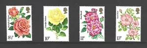 1976 - SG1006-1009 Juego de 4 rosas U/M - Imagen 1 de 1