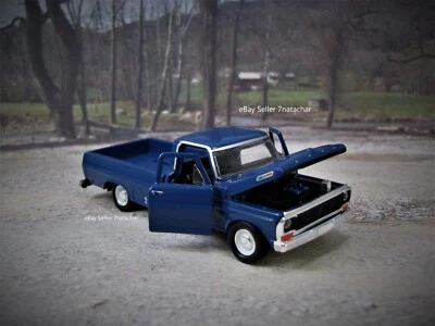 Camión Ford F100 Ranger Explorer 1969 69 V8 FE Stock azul réplica de 3 pulgadas L Foto 1 de 4