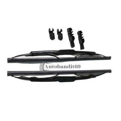 Se adapta a Toyota Land Cruiser Fj40 Fj45 Bj40 Hj45 limpiaparabrisas 12" par R/L Foto 1 de 4