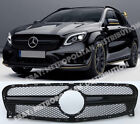 Mercedes X156 GLOSS BLACK AMG Grille YELLOW NIGHT EDITION GLA45 200 220 250 CDI