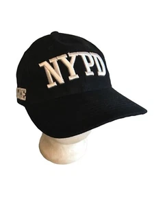 Gorra de béisbol negra bordada con licencia oficial de la policía de Nueva York ajustable - Imagen 1 de 6