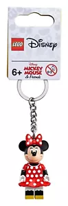 LEGO DISNEY MINNIE MOUSE MINIFIGURE KEYRING 853999 KEYCHAIN KEY RING BRAND NEW - Picture 1 of 3