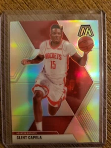 2019-20 Panini Mosaic SILVER PRIZM #144 Clint Capela Houston Rockets - Picture 1 of 2