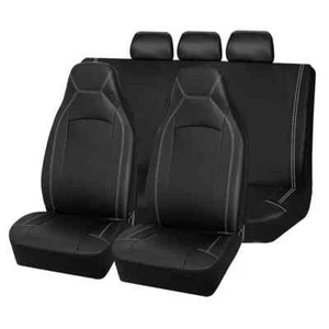 New Universal High Back Bucket Leather Car Seat Cover Premium Waterproof Leather - Picture 1 of 15