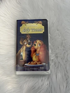 Disneys  - LADY AND THE TRAMP  (VHS Tape 1998) Fully Restored - Clamshell Case - Picture 1 of 5