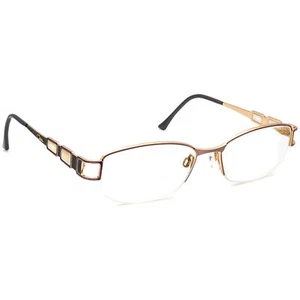 Cazal Eyeglasses MOD. 1034 COL.001 Titanium purple Half Rim Germany 52[]17 130 - Picture 1 of 8