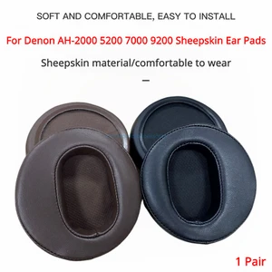 Almohadillas de repuesto de piel de oveja para auriculares Denon AH-2000 5200 7000 9200 - Imagen 1 de 7