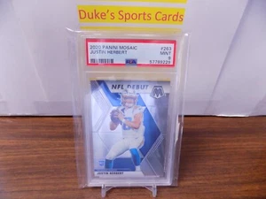 Tarjeta de novato Panini Mosaic 2020 - Justin Herbert #263 - PSA 9 como nueva - G21 - Imagen 1 de 2