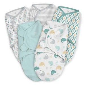 SwaddleMe Original Swaddle 5-PK, Elephant Dream, Small - Picture 1 of 2