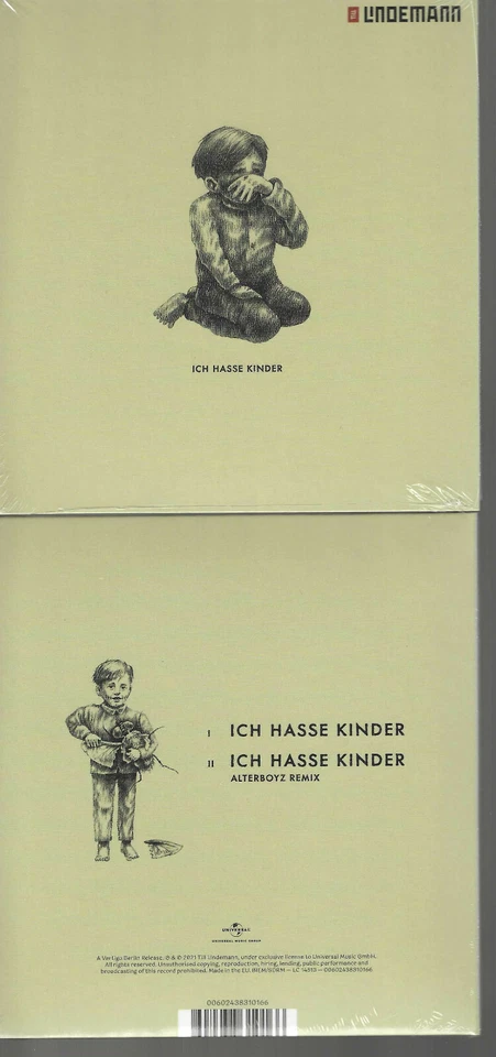 LINDEMANN "Ich Hasse Kinder" Cardsleeve CD versiegelt - Bild 1 von 1