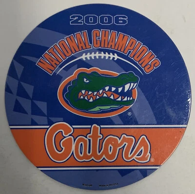 Ímã azul e laranja Florida Gators 2006 National Championships - Imagem 1 de 4